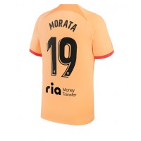 Atletico Madrid Alvaro Morata #19 Tredjetrøje 2022-23 Kortærmet